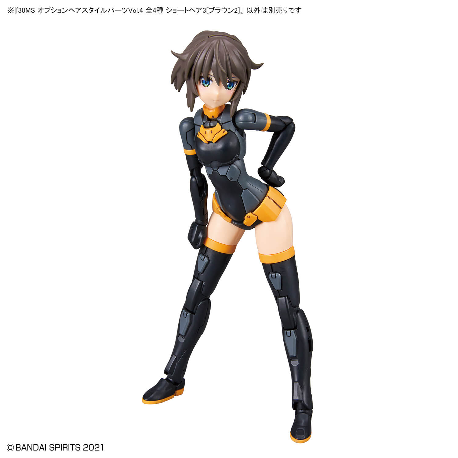 30MS 可选发型配件Vol.4 全4种短发3[棕色2]_Hobby Site Inland China