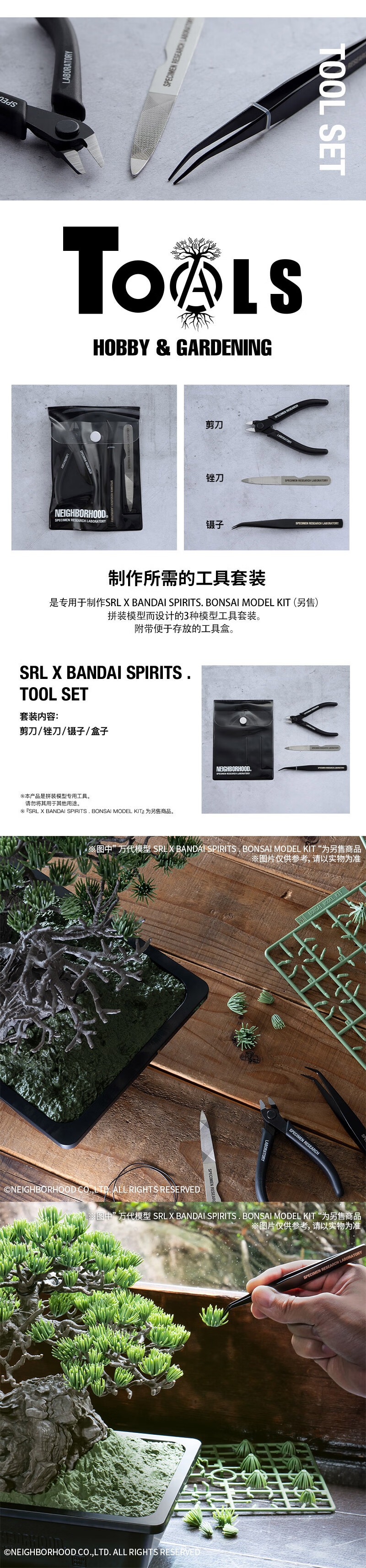 SRL X BANDAI SPIRITS . TOOL SET_Hobby Site Inland China