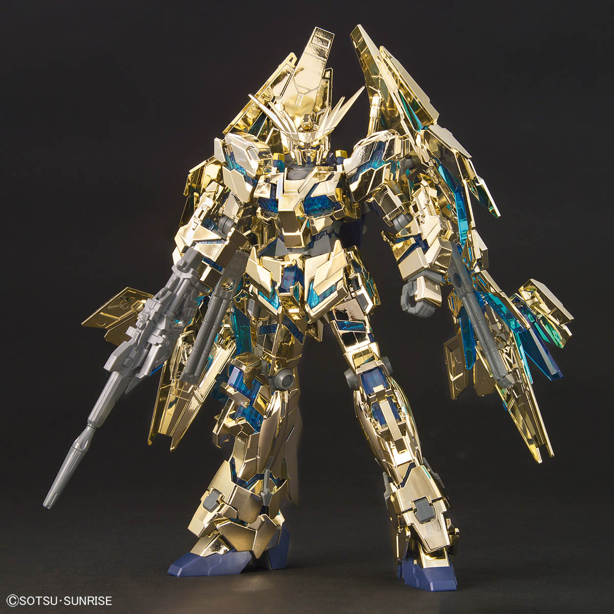 HG 1/144 高达基地限定 独角兽高达3号机凤凰 （毁灭模式） 金银电镀套装