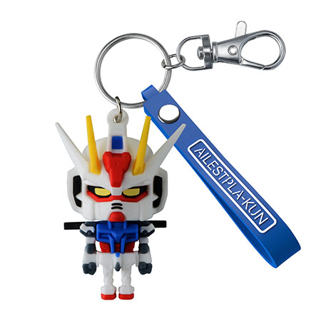 翔翼型强袭模型君 立体橡胶钥匙扣